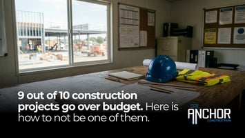 Construction management team reviewing retail buildout plans to reduce change orders Texas