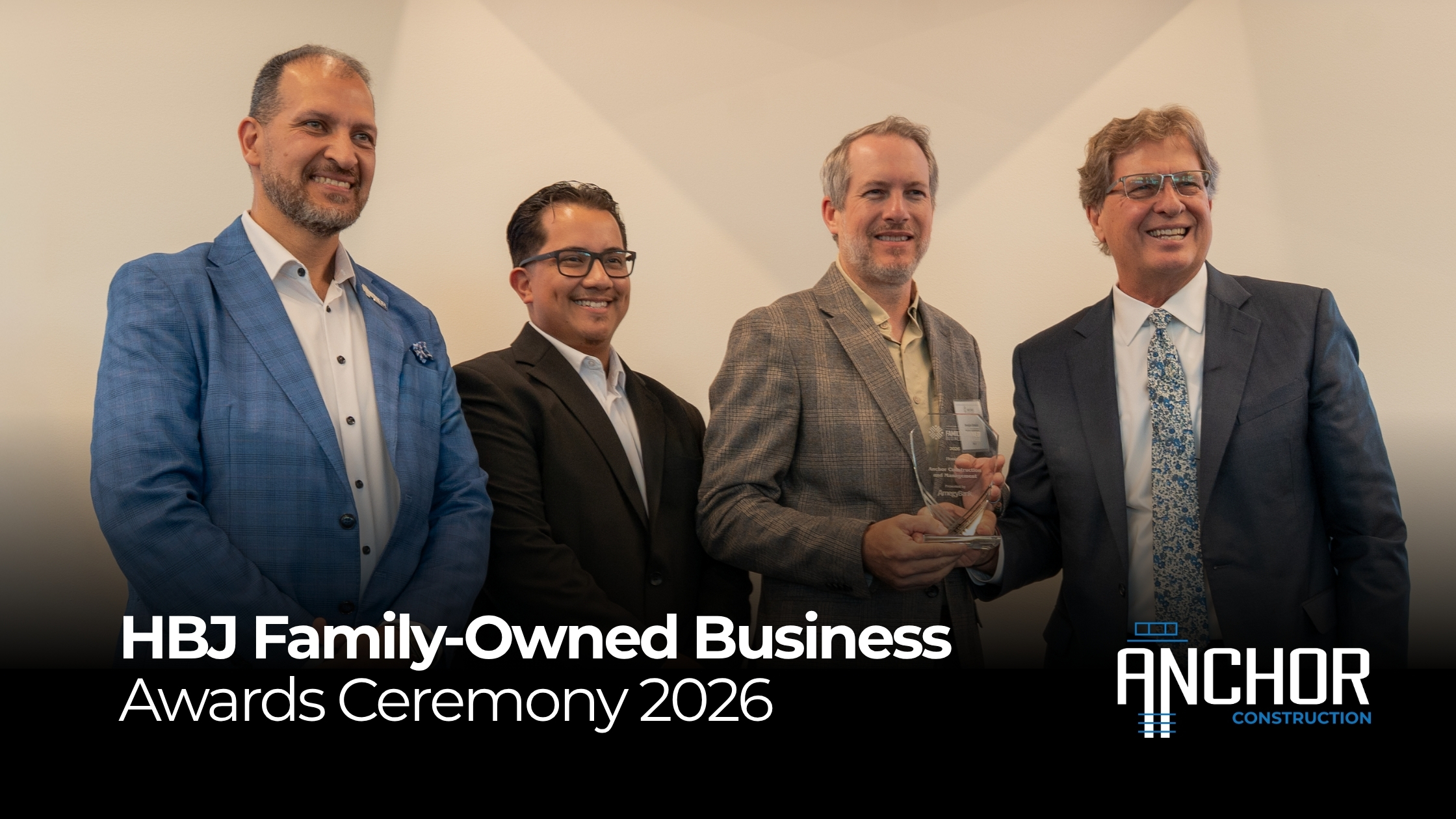 Brock and Sonya Bly, Founders of Anchor Construction, Featured in Houston Business Journal