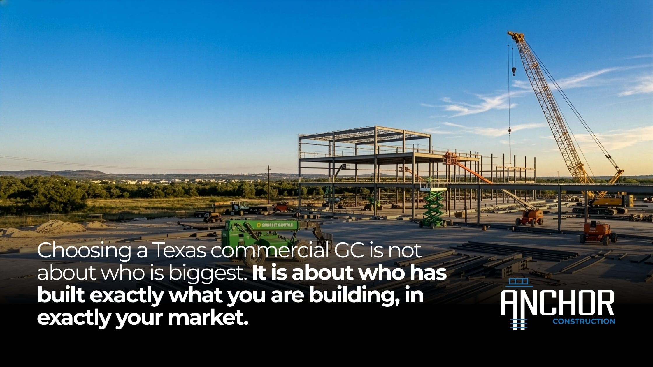 Building construction companies in Texas commercial general contractor Anchor Construction