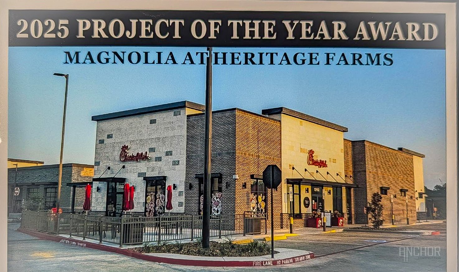 Chick-Fil-A Magnolia x Anchor Construction Named Project of The Year