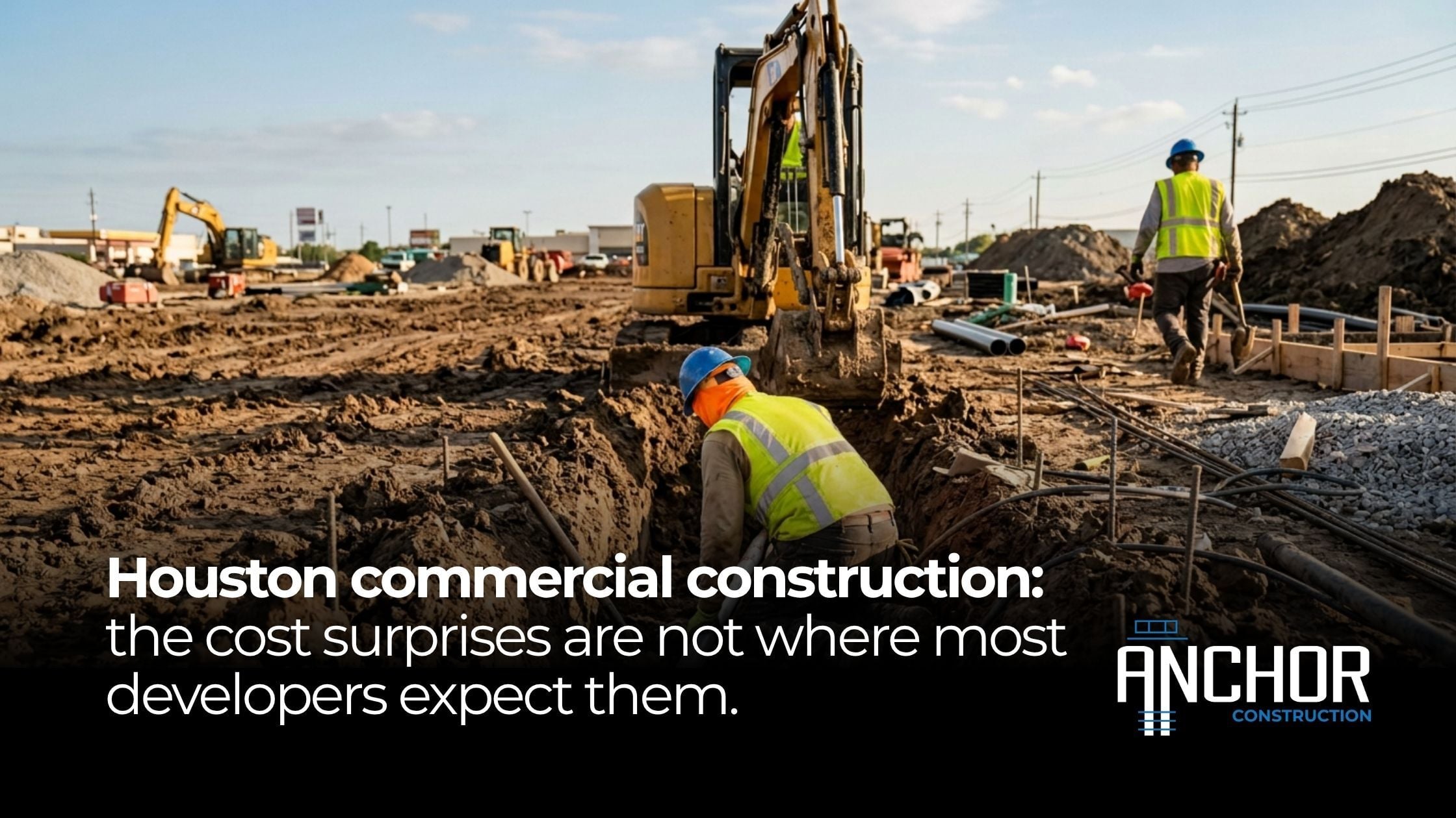 Houston commercial construction cost per square foot 2026 general contractor Anchor Construction